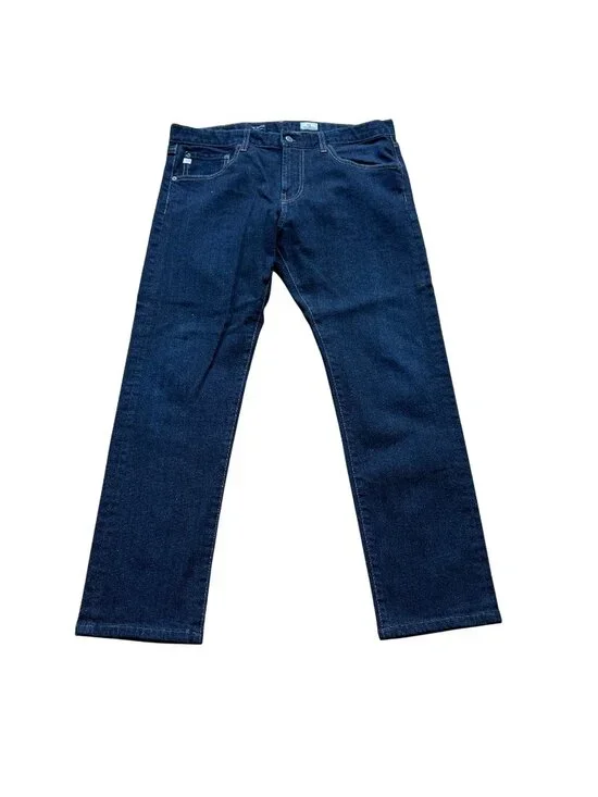 AG Adriano Goldschmied Size 36R Dark Blue Wash The Nomad Modern Slim Denim Jeans - Picture 1 of 15
